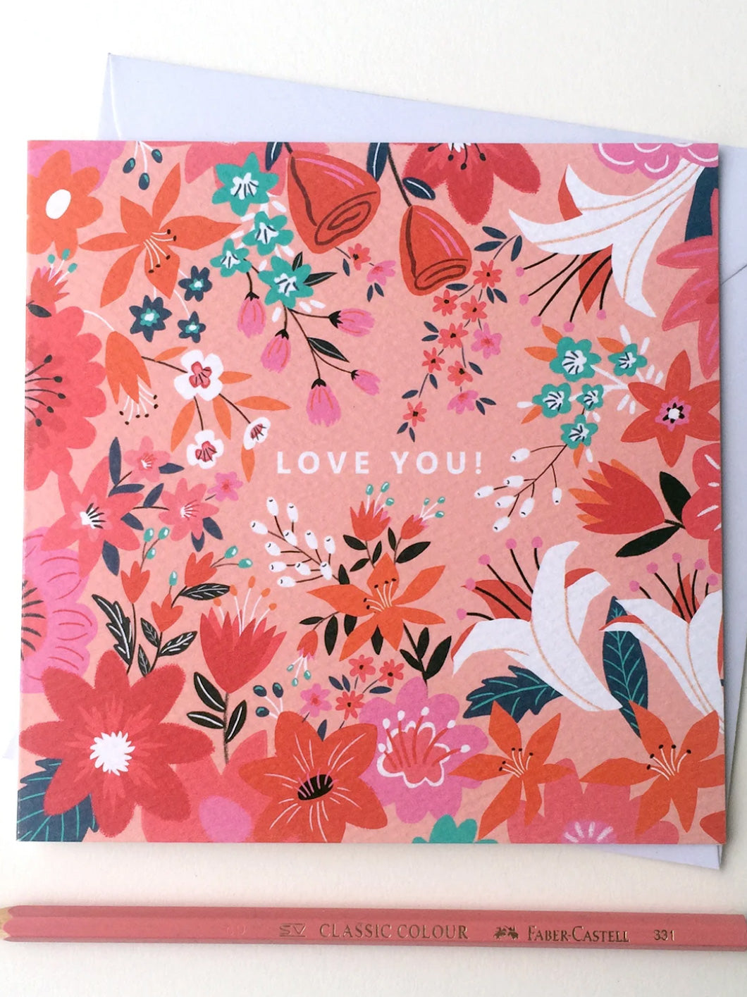 Greetings Card - ‘Love You’ by Ickaprint