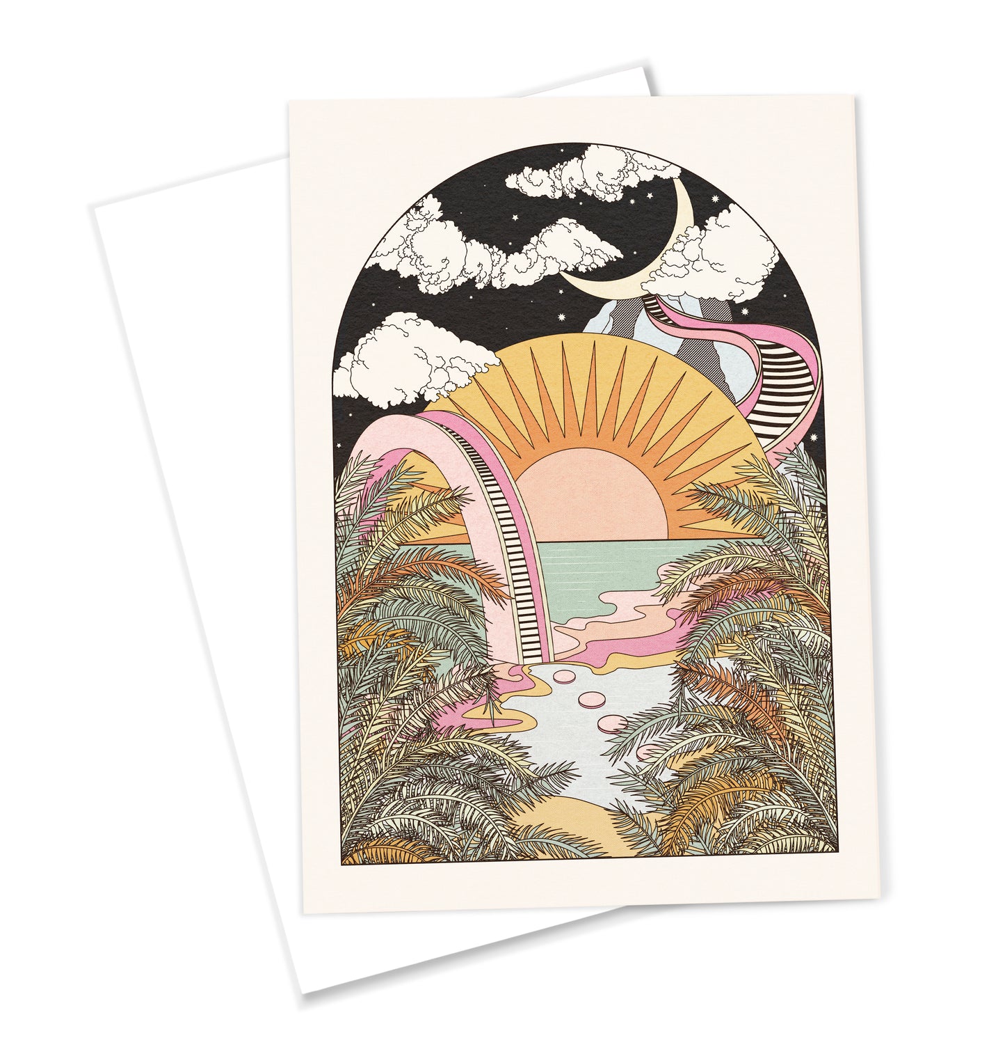 Greetings Card - ‘Best View’ by OMG Kitty