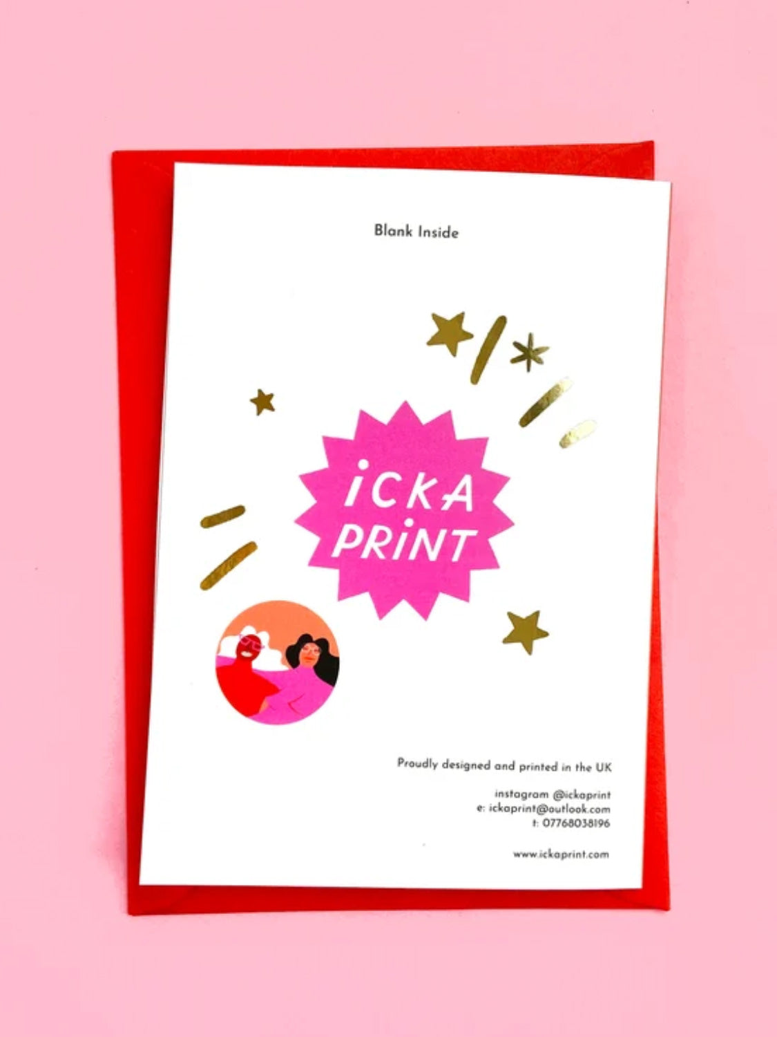 Greetings Card - ‘Happy Galentines’ by Ickaprint