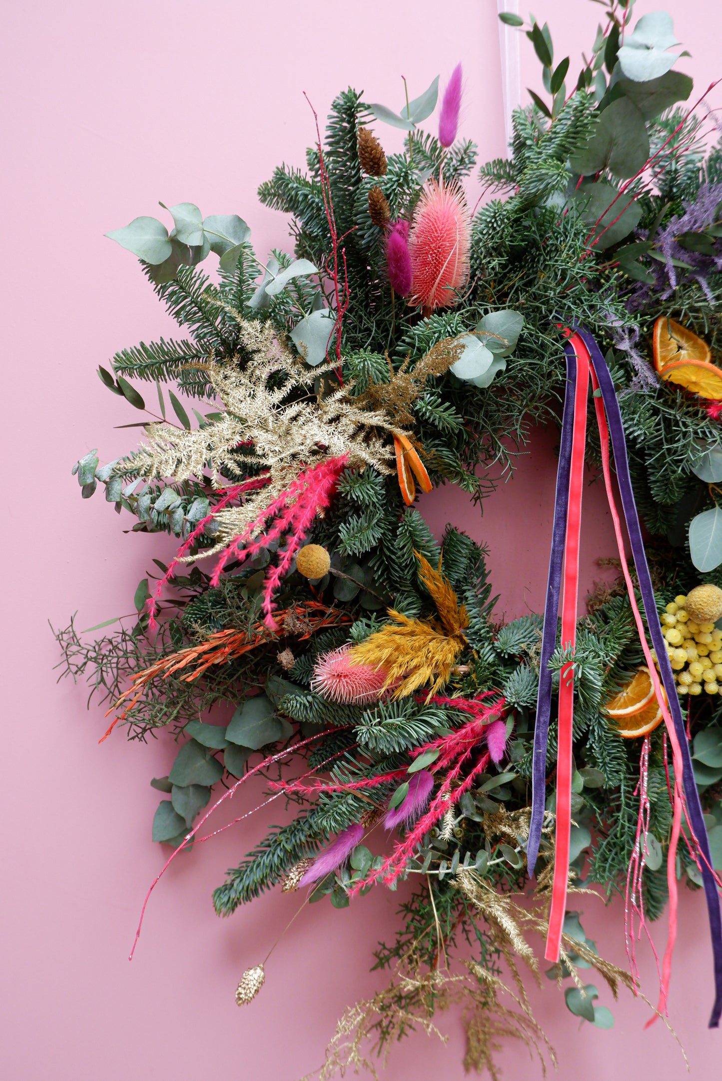 NEW DATE Luxe Fresh Christmas Wreath Workshop  - 29th November  Wilde Posies Studio, Caerphilly