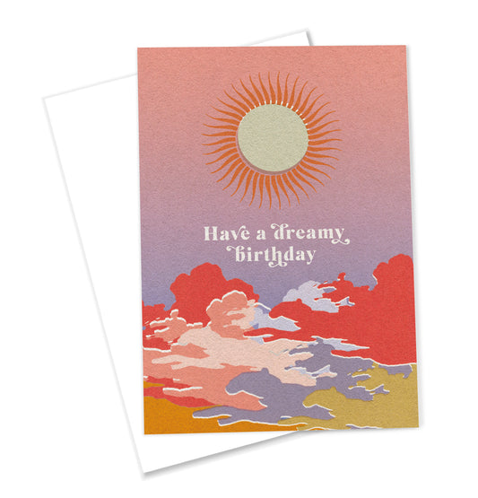 Greetings Card - ‘Dreamy Birthday’ by OMG Kitty